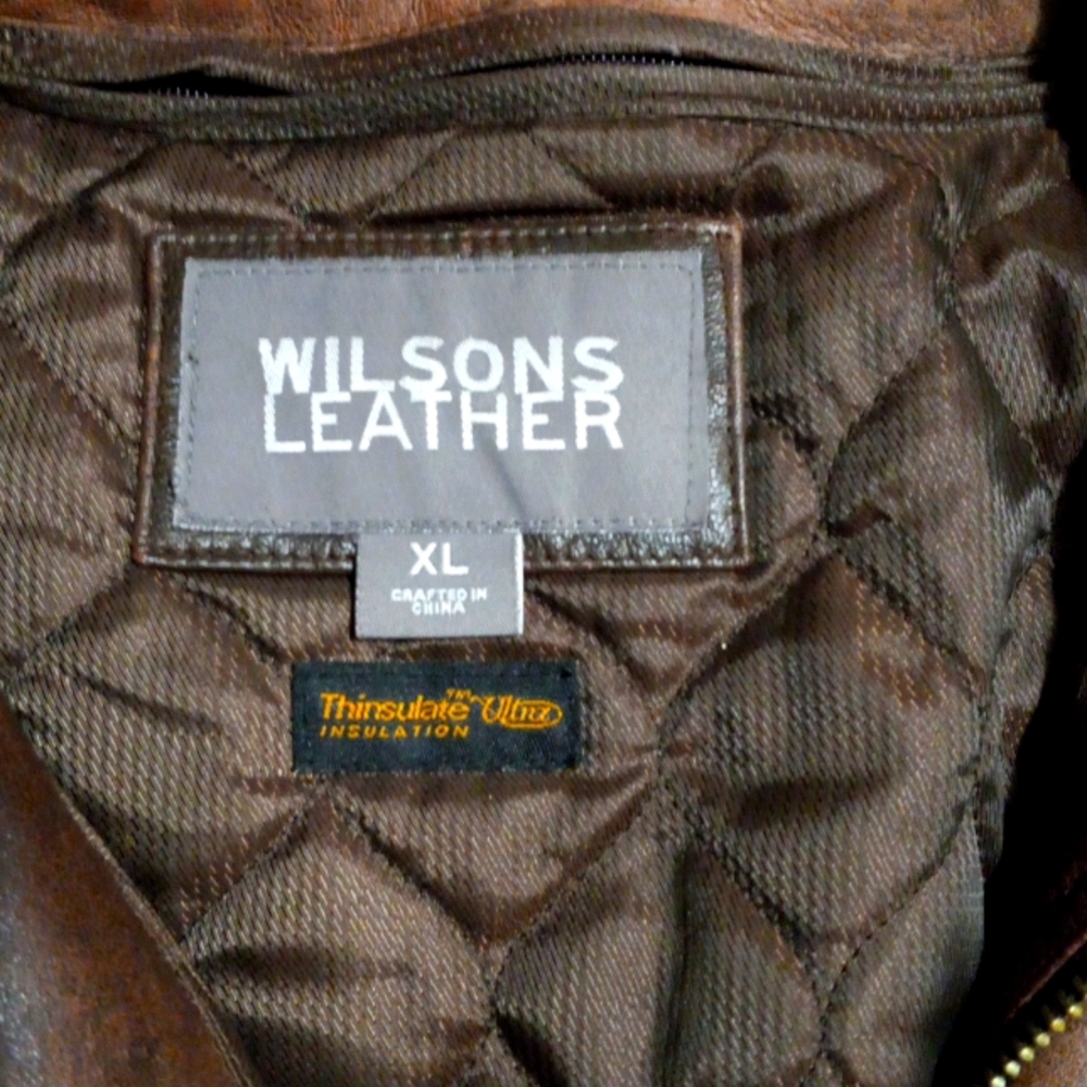 Men's xl Wilson leather jacket